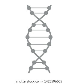 Genetic dna line icon with modern design. flat style for graphic design template. suitable for logo, web, UI, mobile app.