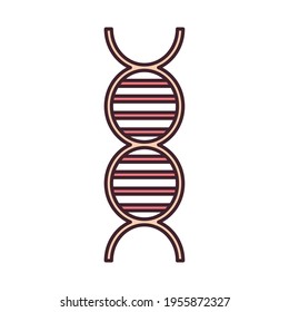 genetic dna molecule isolated style