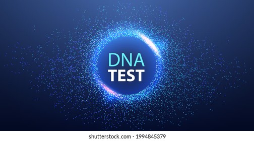 genetic DNA science template molecule structure test clinic medical treatment research and testing concept