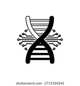 Genetic DNA Tree Technology Illustration