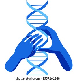 Genetic engineering. CRISPR Cas9 gene editing method