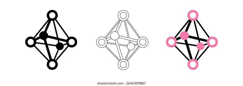 Genetic Engineering Icon Set Vector