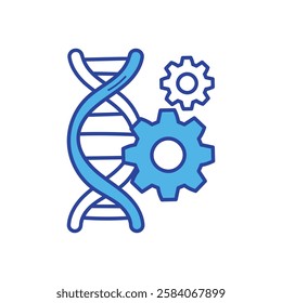 Genetic Engineering icon vector stock illustration