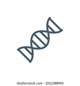 genetic icon. glyph style