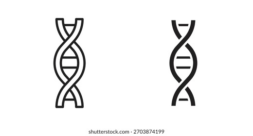 Genetic icon for web design, mobile apps