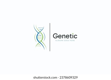 Genetic Logo Business Science Medical Health Research Sign Symbol