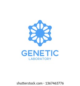 Genetic logo, design inspiration vector template for any purpose logo