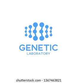Genetic logo, design inspiration vector template for any purpose logo