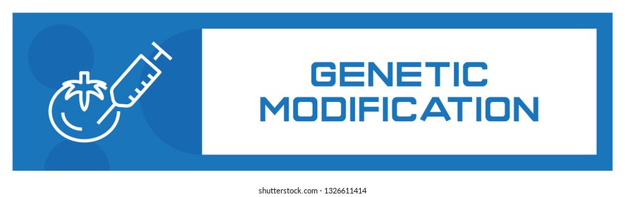Genetic Modification Icon Concept