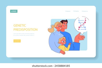 Genetic Predisposition. Family explores the role of genetics in dental health, understanding inherited risks and prevention.