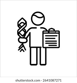 Genetic research scientist dna analysis biology biotechnology genome science study report data analysis 100