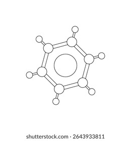 Genetic Structure Line Style Icon