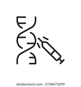Genetically modified icon symbolizing agricultural biotechnology and gene editing, representing GMO seeds, transgenic crop development, bio-engineered food science, precision molecular plant breeding.
