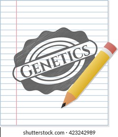 Genetics Draw With Pencil Effect