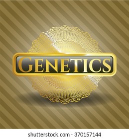Genetics gold shiny emblem
