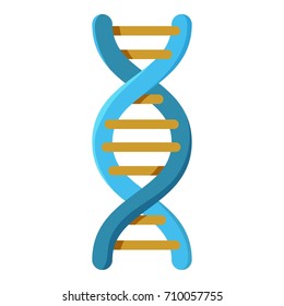 Genetics icon. Cartoon illustration of genetics vector icon for web