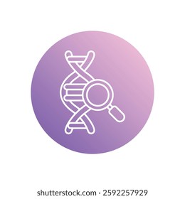 Genetics icon vector stock illustration