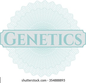 Genetics rubber grunge texture stamp