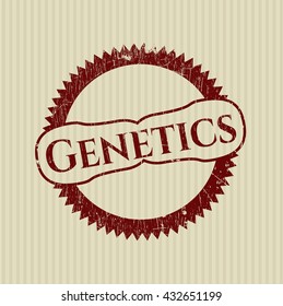 Genetics rubber seal