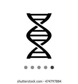 Genetics simple icon