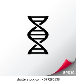 Genetics simple icon