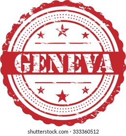 Geneva / Grunge Badge