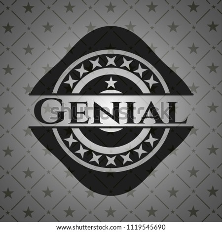 Genial black badge