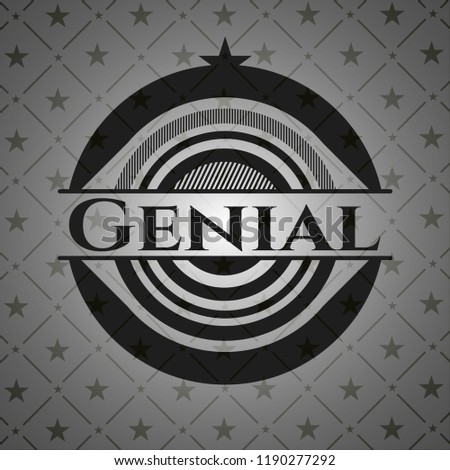 Genial black emblem