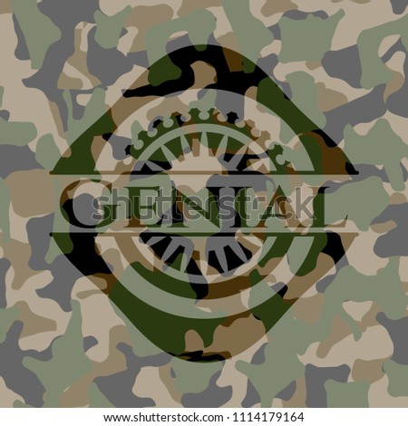 Genial camo emblem