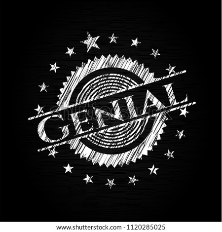 Genial chalkboard emblem