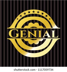 Genial gold badge