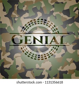 Genial on camo pattern