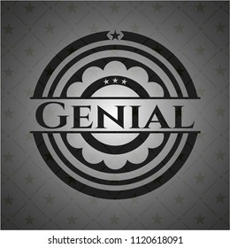 Genial retro style black emblem