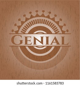 Genial wood emblem