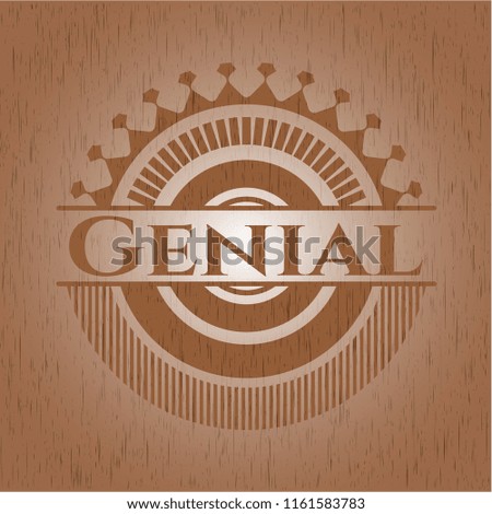 Genial wood emblem