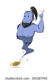 Genie appear from lamp