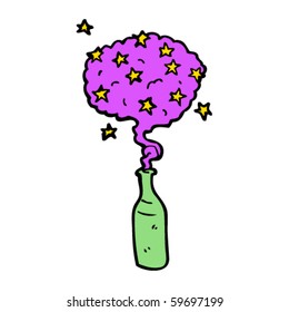 genie in the bottle cartoon