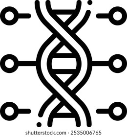 genie icon. Thin Linear Style Design Isolated On White Background