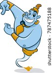 Genie Illustration Vector