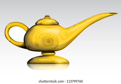 Genie lamp eps10