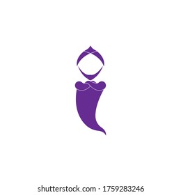 Genie logo illustration vector design