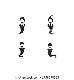 Genie logo illustration vector design