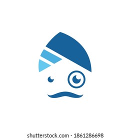 Genie-Logo-Illustration, Vektordesign