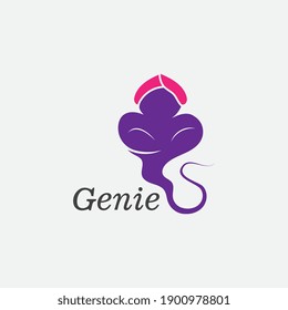 Genie logo image template illustration vector design