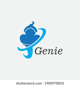 Genie logo image template illustration vector design