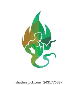 Genie Logo Vector Design Illustration 