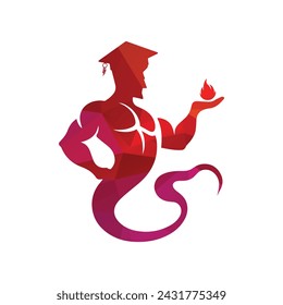 Genie Logo Vector Design Illustration 