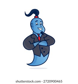 Genie Premium Vector Logo Design