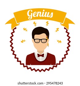 genius digital design, vector illustration eps 10