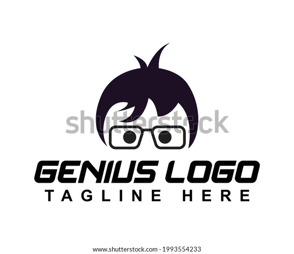 Genius Logo Design Vector Format Stock Vector (Royalty Free) 1993554233 ...